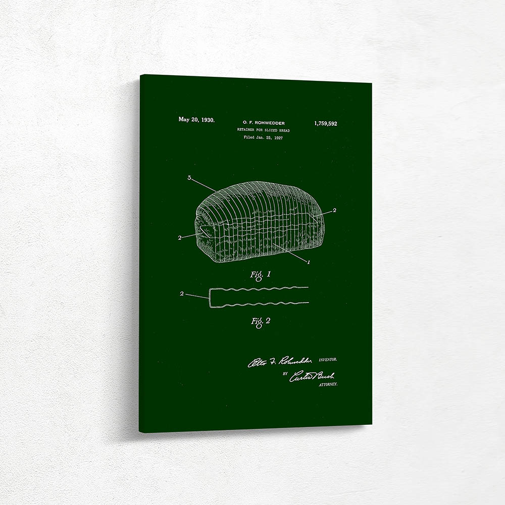 Retainer for sliced Bread