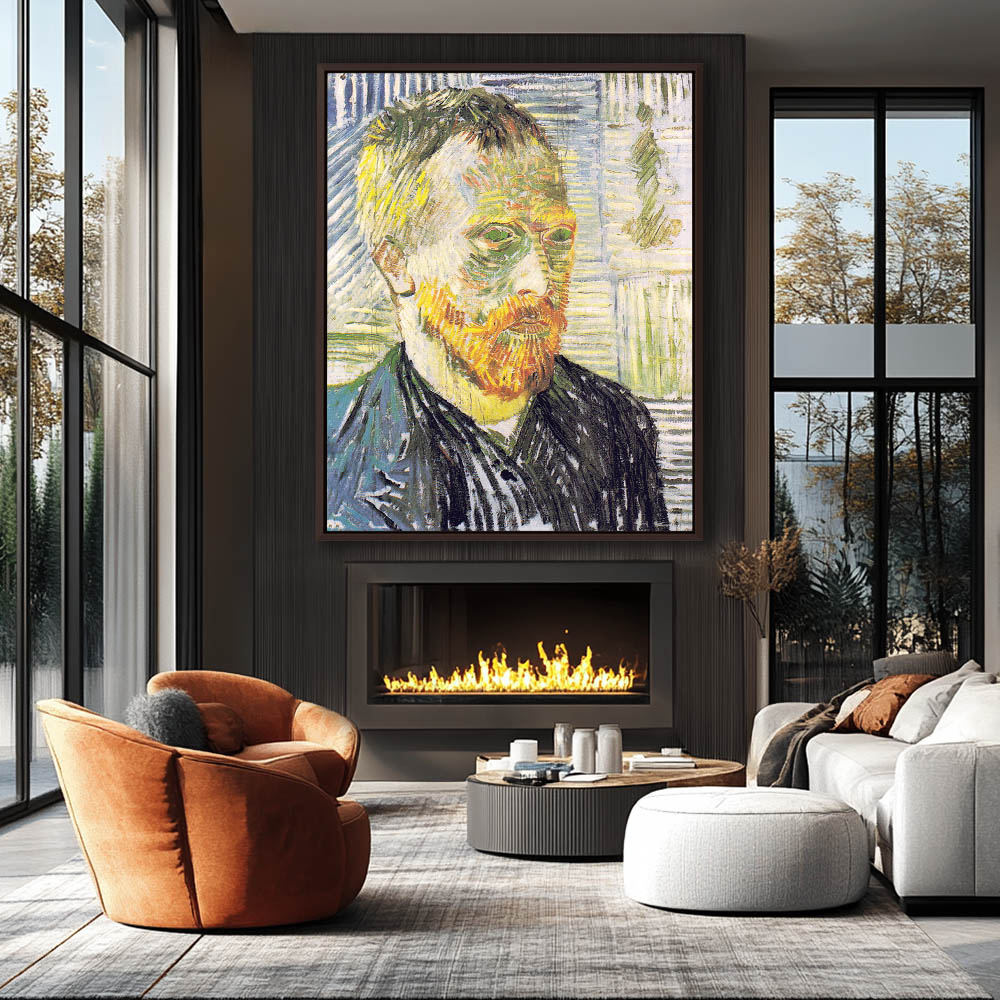 Self Portrait with Japanese Print - Image 3