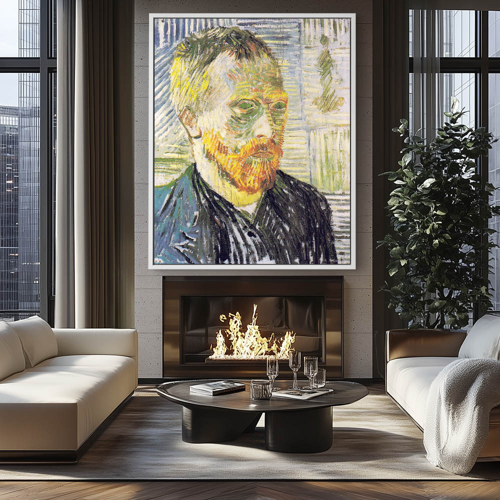 Self Portrait with Japanese Print - Image 4