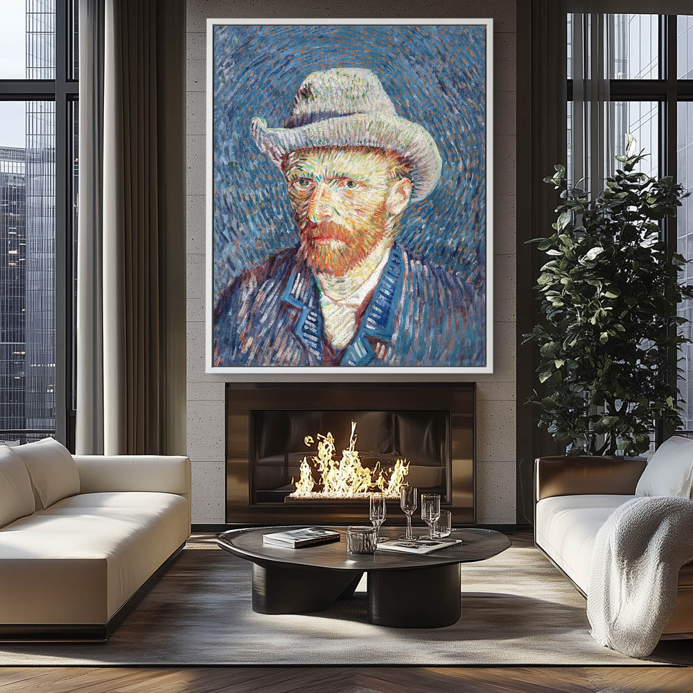 Self Portrait with Grey Felt Hat - Image 4