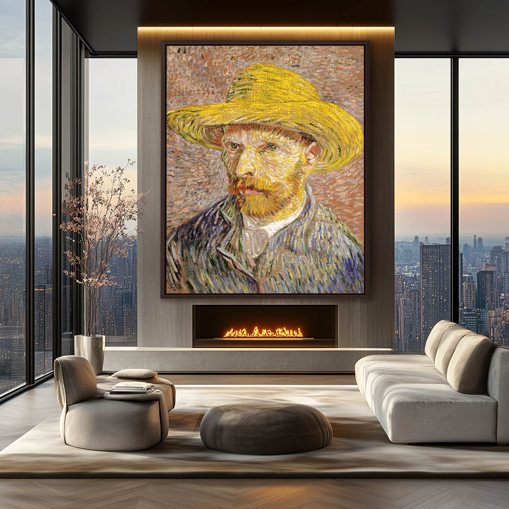 Self Portrait with a Straw Hat - Image 3