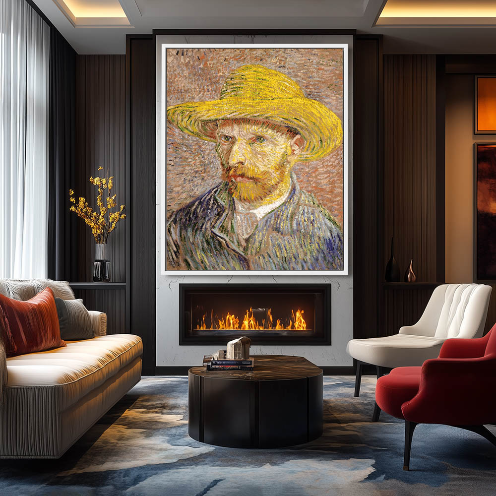 Self Portrait with a Straw Hat - Image 4