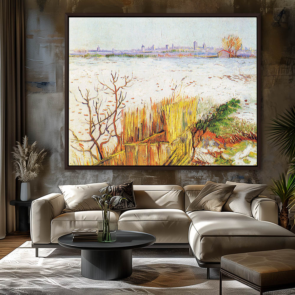 Snowy Landscape with Aries in the Background - Image 3