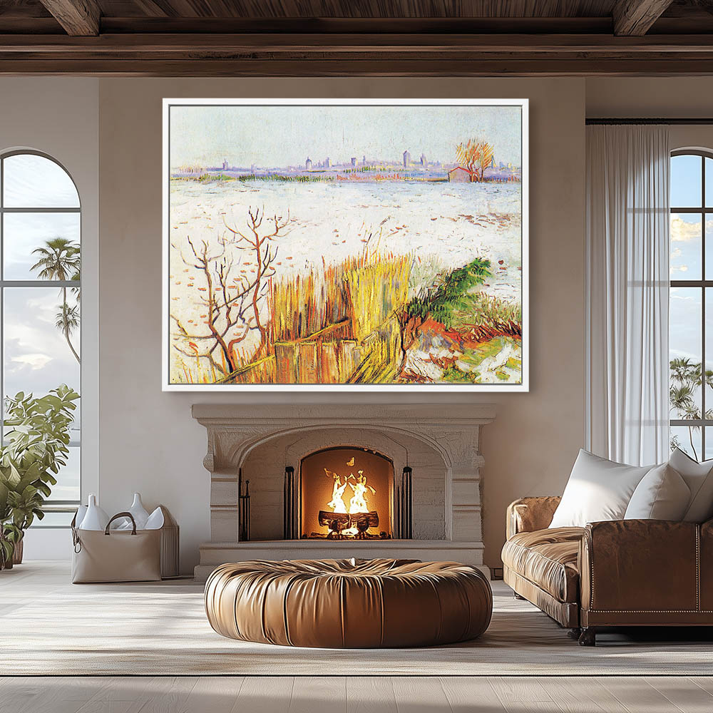 Snowy Landscape with Aries in the Background - Image 4