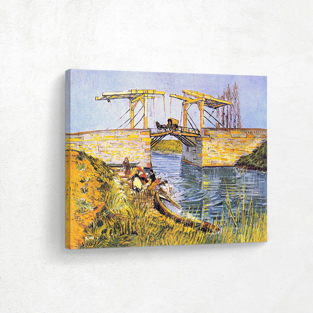 The Langlois Bridge at Aries with Women Washing