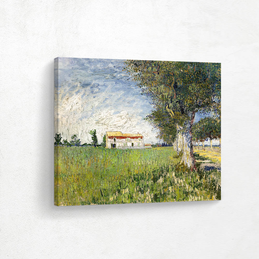 Farmhouse in a Wheatfield