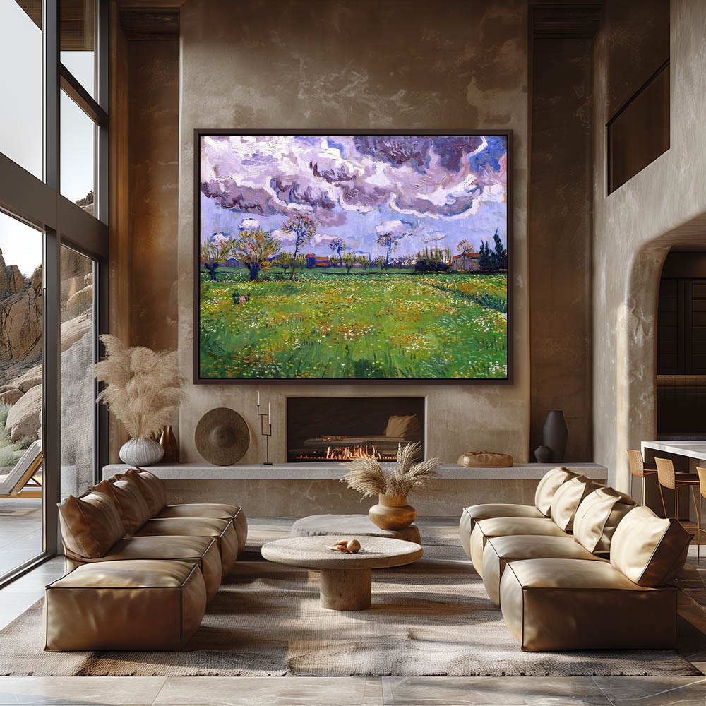 Landscape Under a Stormy Sky - Image 3