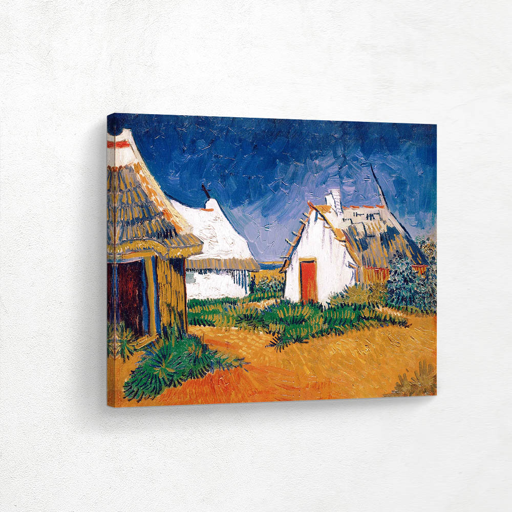 Three White Cottages in Saintes Maries