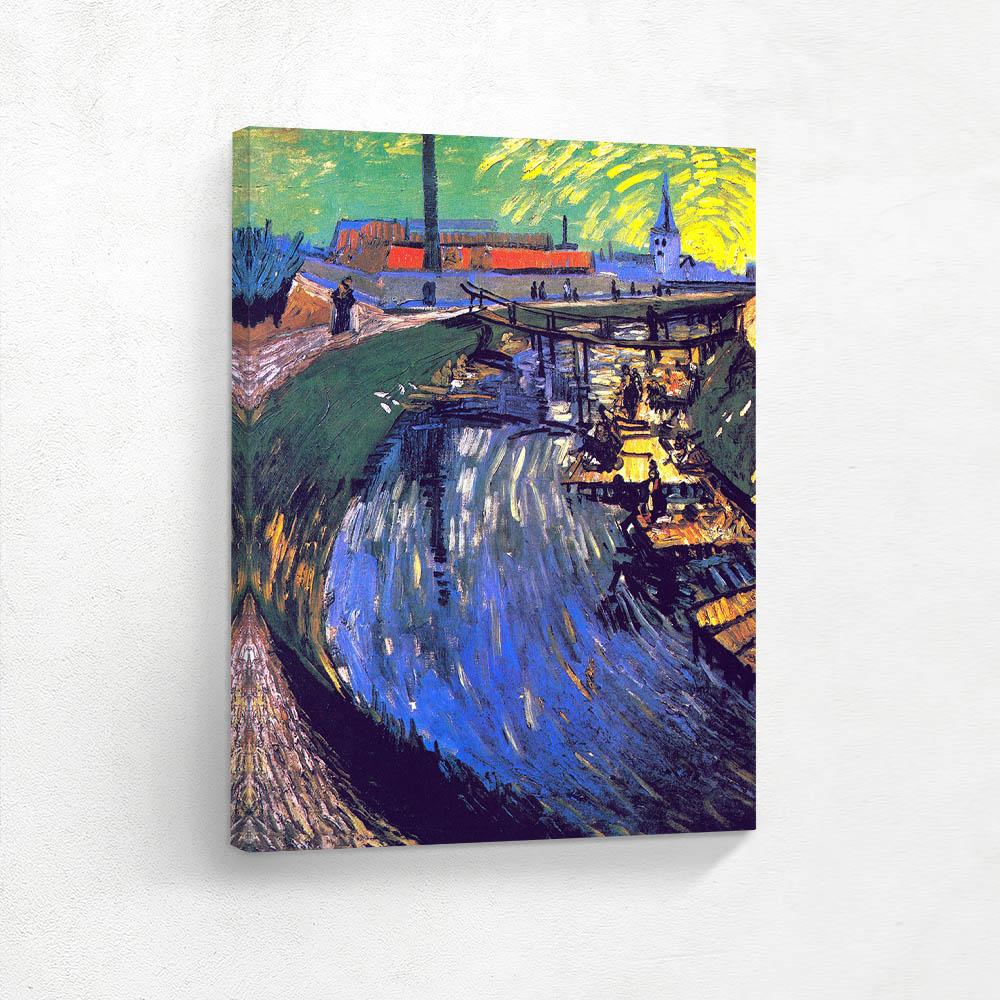 Canal with Women Washing