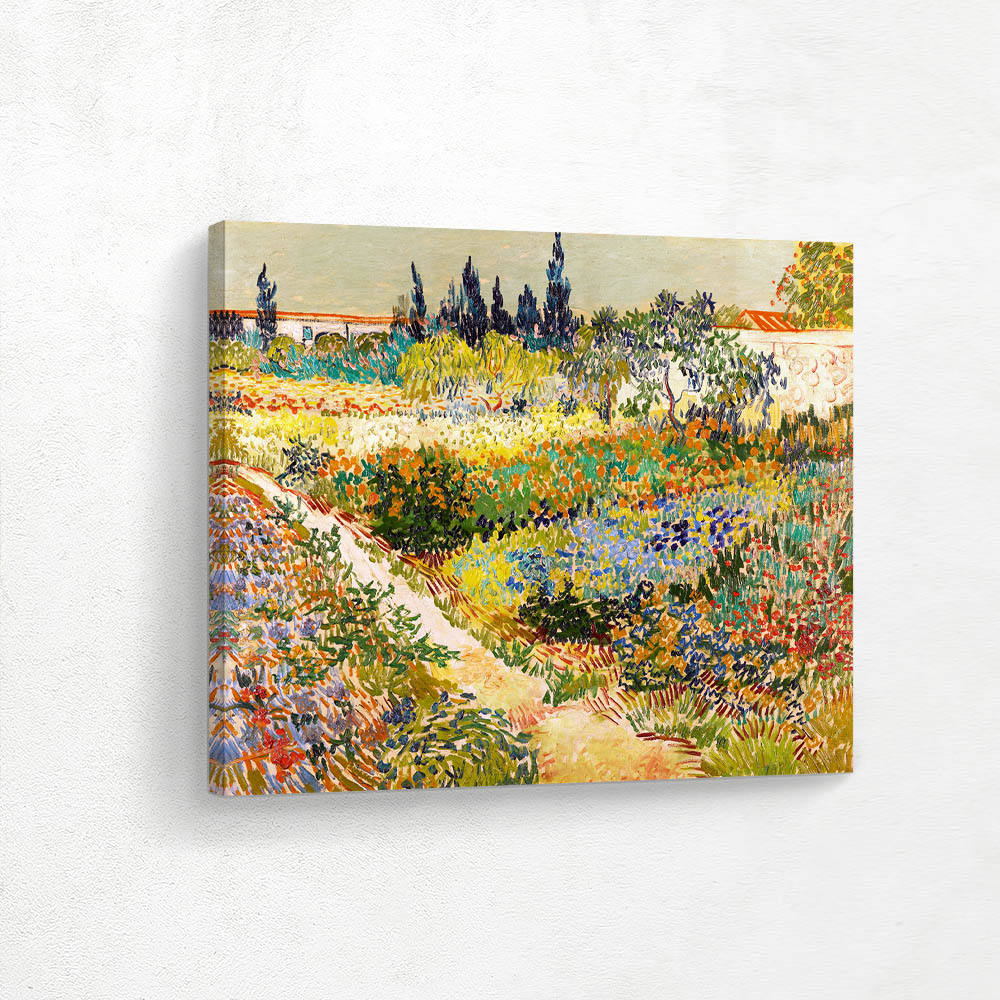 Flowering Garden With Path