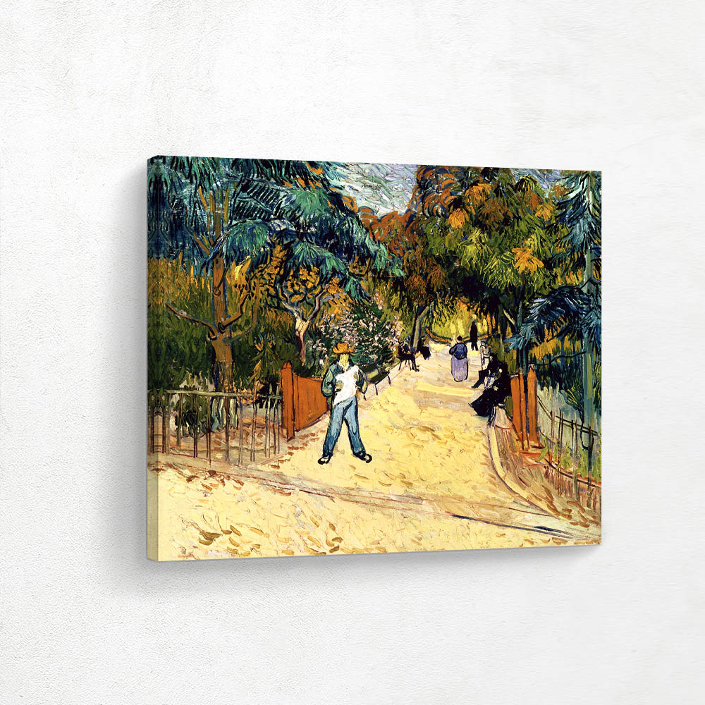 Entrance to the Public Park in Aries