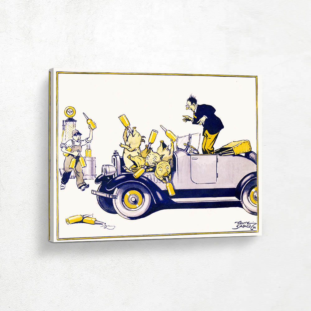 Automotive Advertising Poster