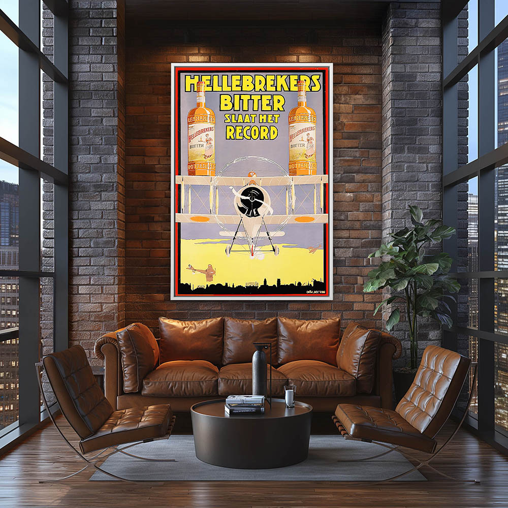 Hellebrekers Bitter Advertising Poster - Image 4