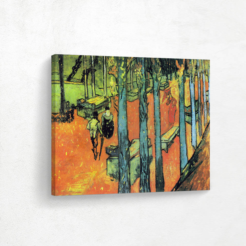 Les Alyscamps Falling Autumn Leaves