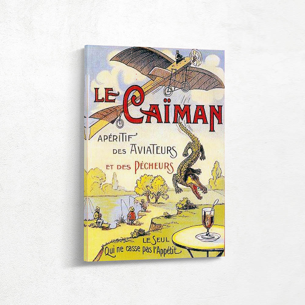 Le Caiman Aperitif Advertising Poster