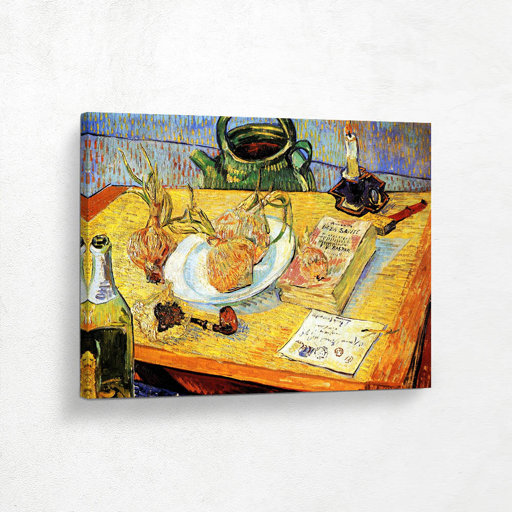 Still Life with a Plate of Onions