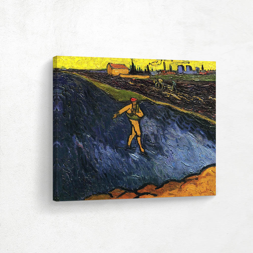 The Sower with Views of the Surroundings of Arles