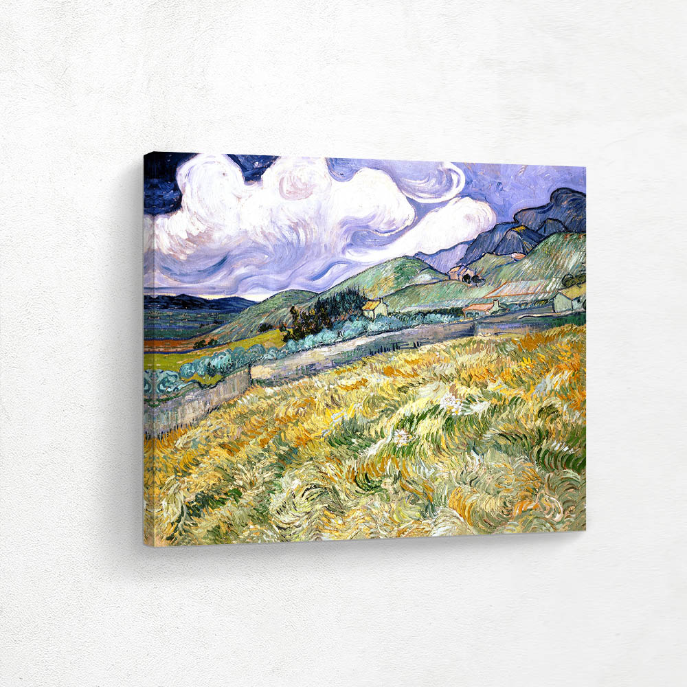 Mountainous Landscape Behind Saint Paul Hospital