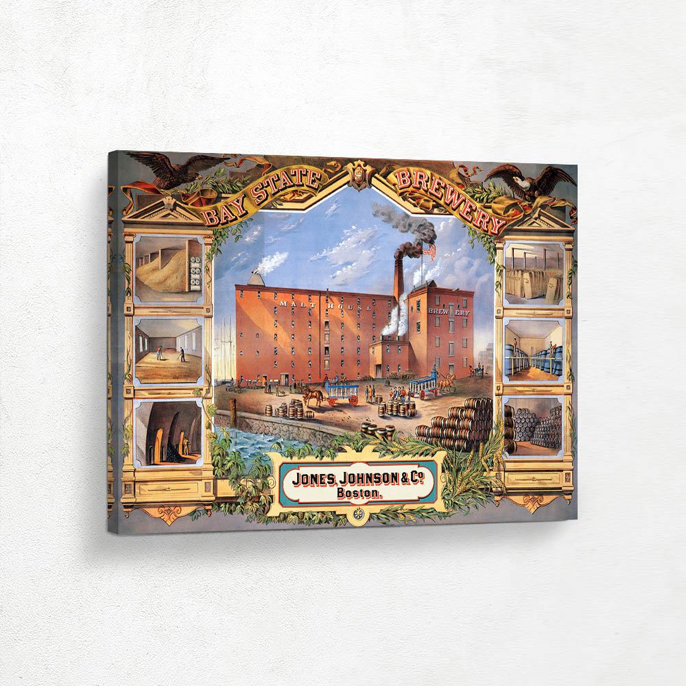 Bay State Brewery Poster