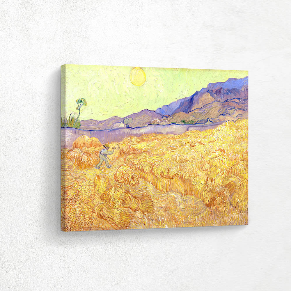 Wheatfeld with a Reaper