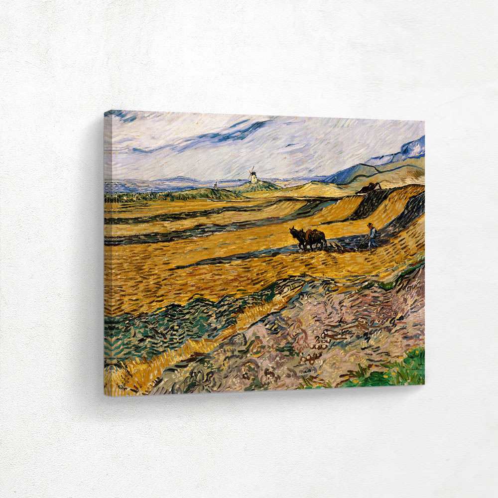 Enclosed Field with Ploughman