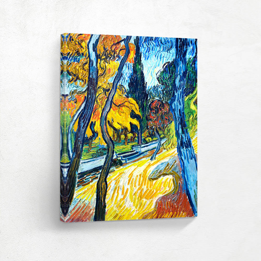 Trees in the Garden of Saint Paul Hospital