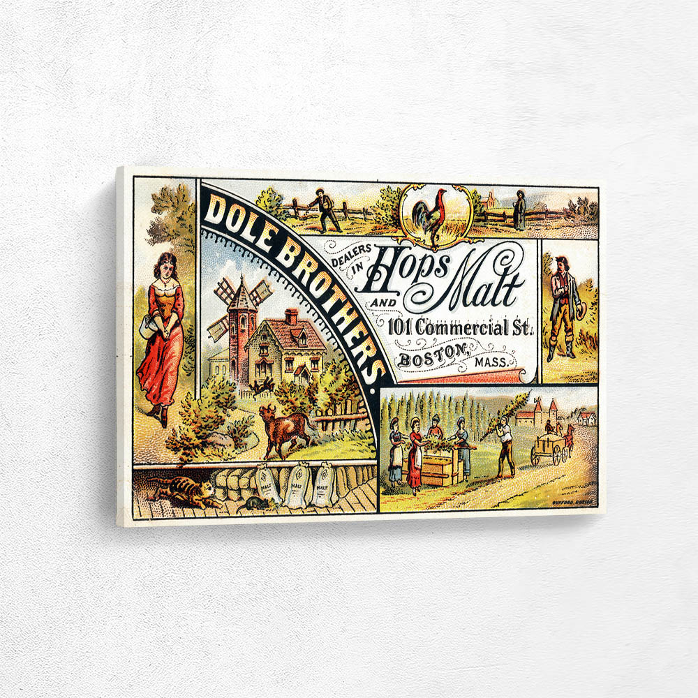 Dole Brothers Beer Poster