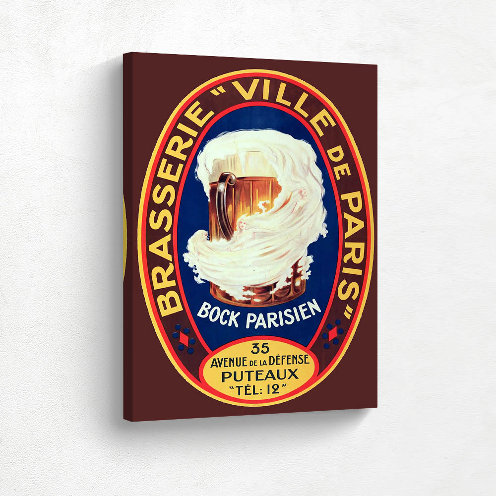 Ville De Paris Brasserie Poster