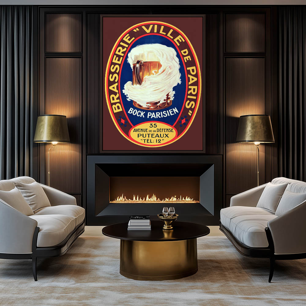 Ville De Paris Brasserie Poster - Image 3