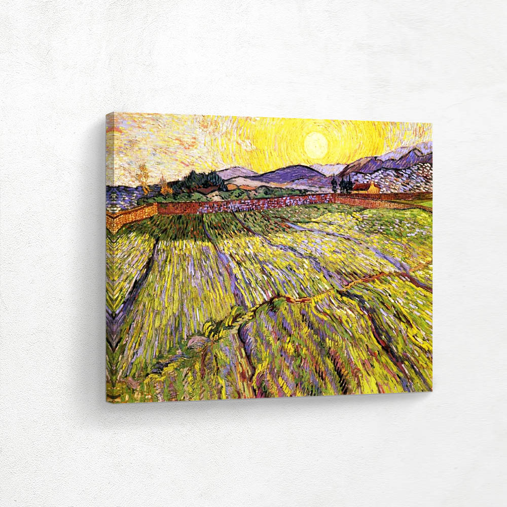 Enclosed Field with Rising Sun