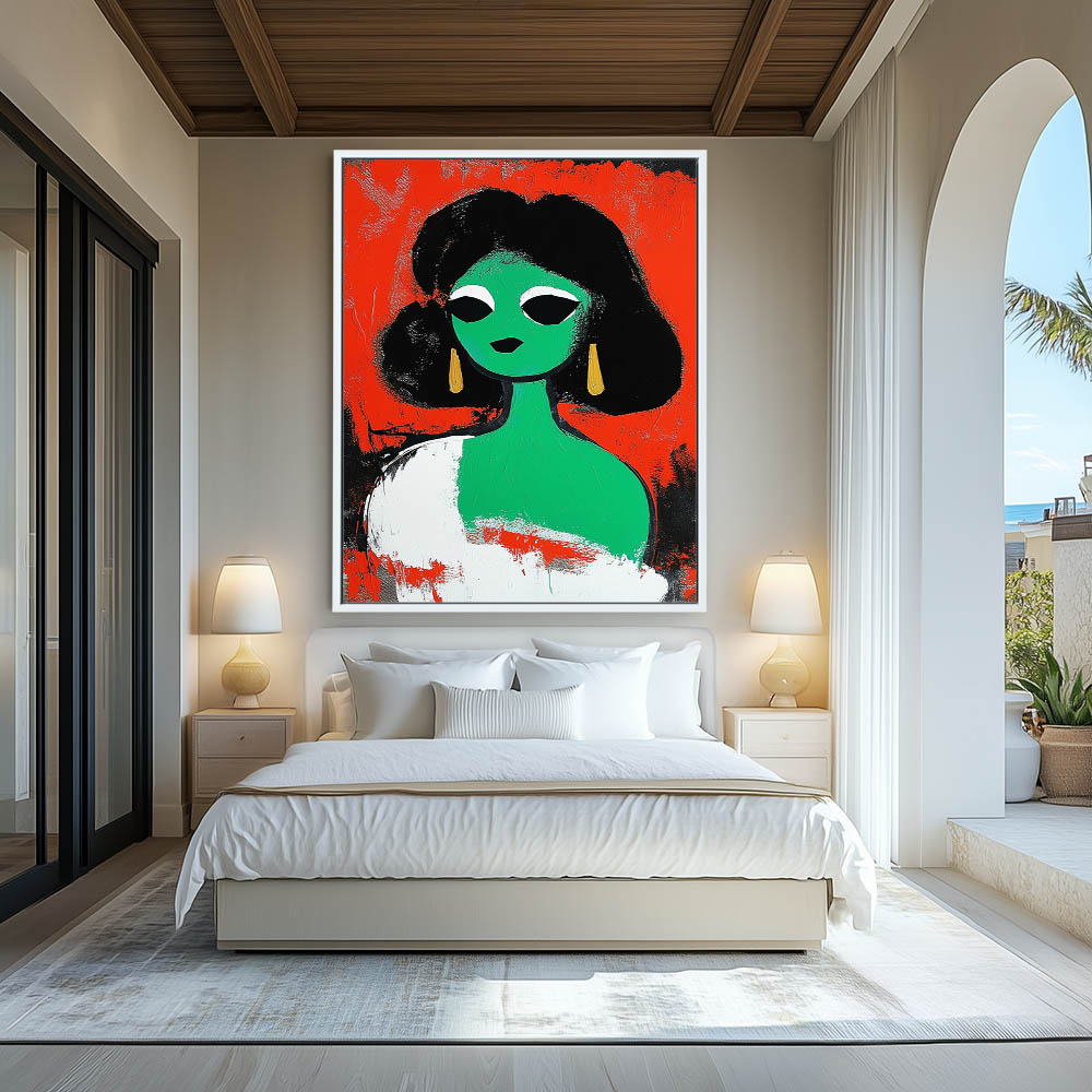 Emerald Echoes A Visage in Crimson - Image 4