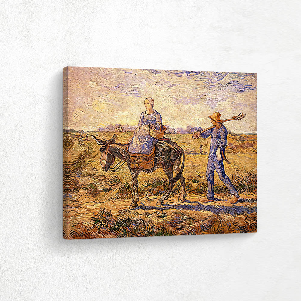 Morning Going to Work after Millet