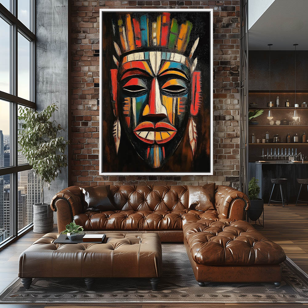 Tribal Whispers in Color Mask - Image 4