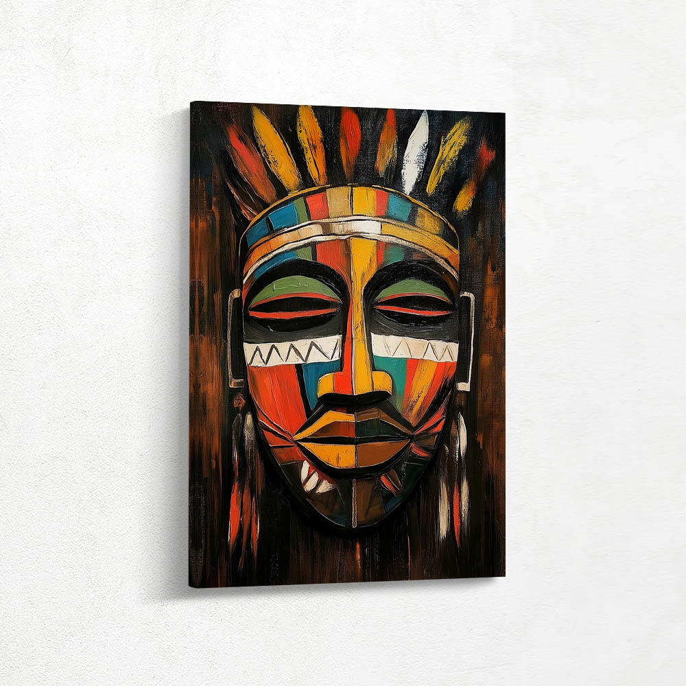Colors of Courage A Tribal Tale Mask Colors of Courage A Tribal Tale Mask