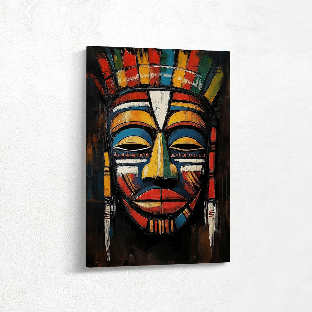 Veiled Truths and Tribal Dreams Mask