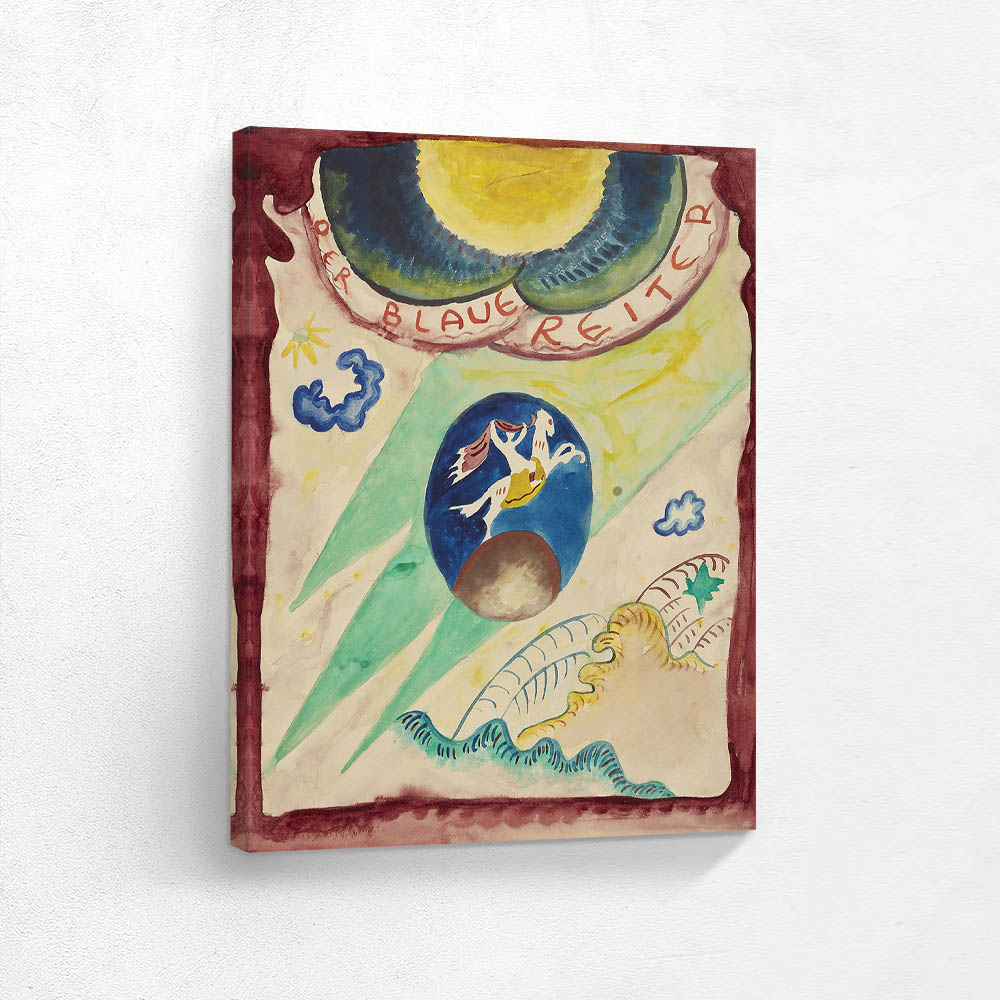 Design for the cover of the almanac ‘The Blue Rider’ III