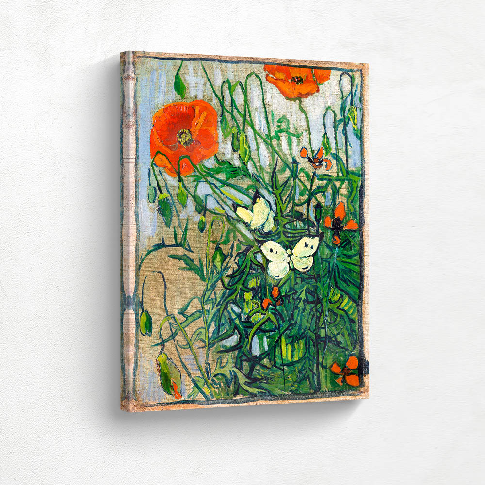 Butterflies and Poppies