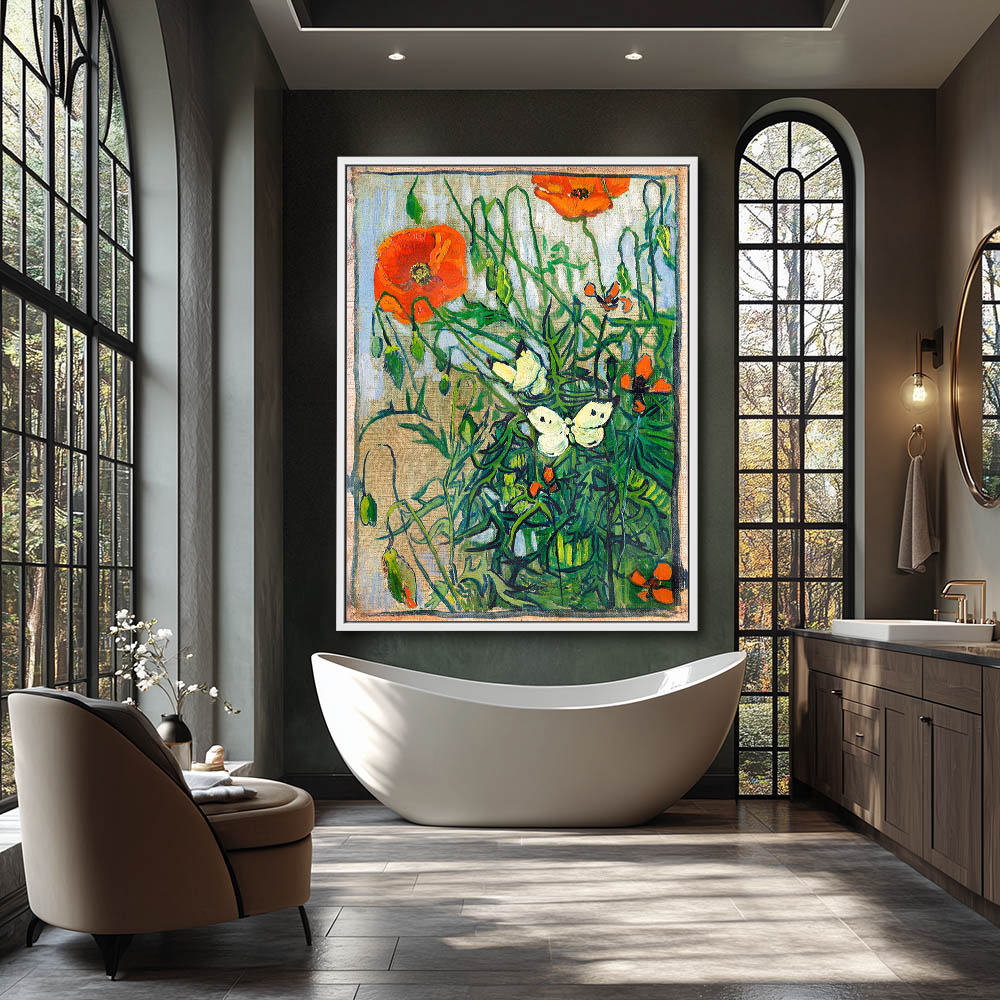 Butterflies and Poppies - Image 4