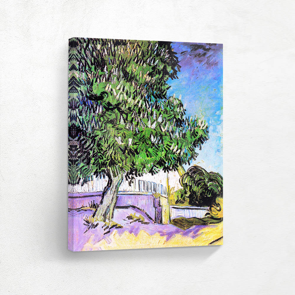 Blossoming Chestnut Trees