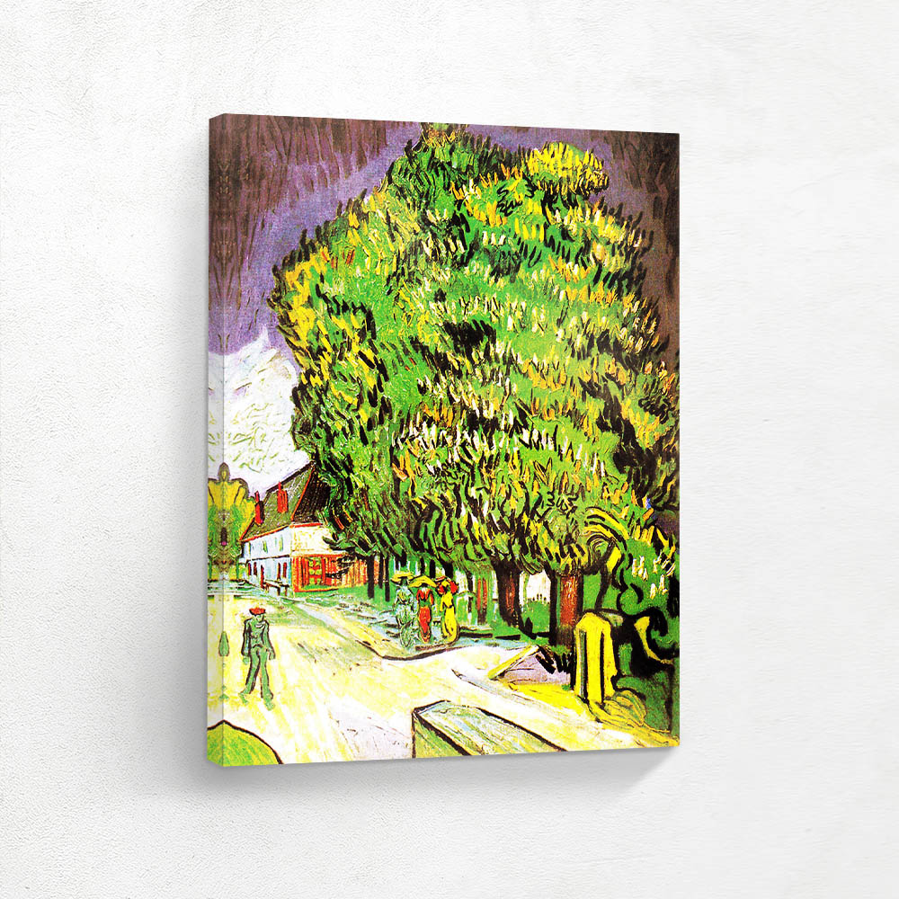 Chestnut Trees in Blossom