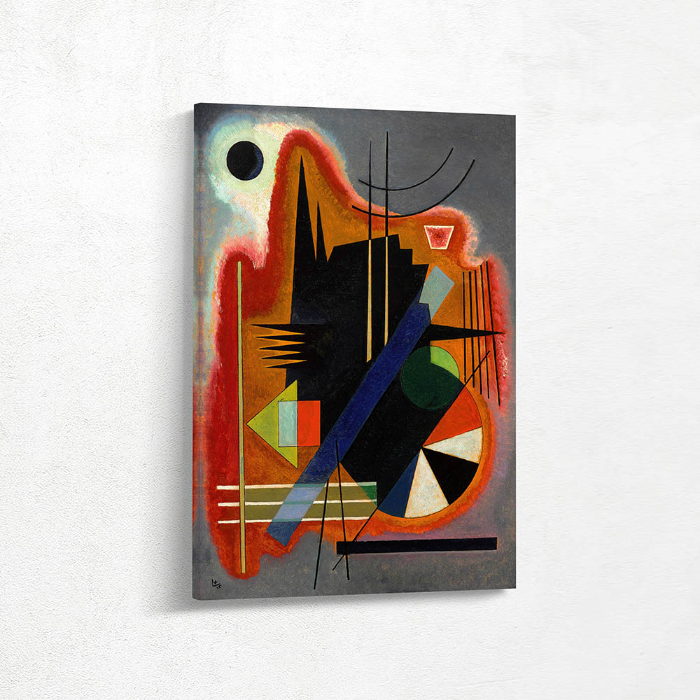Abstract art is one of the most popular choices for home decor. This vintage art print is available in a wide range of sizes and formats, including metal wall art, metal prints, vinyl wall art, vinyl prints, peel-and-stick vinyl, framed wall art, framed prints, fine art prints, poster art, poster prints, stretched canvas, stretched canvas wall art, and framed canvas wall art with floater frames. Frame colors include black, white, and brown, providing options to complement any style.