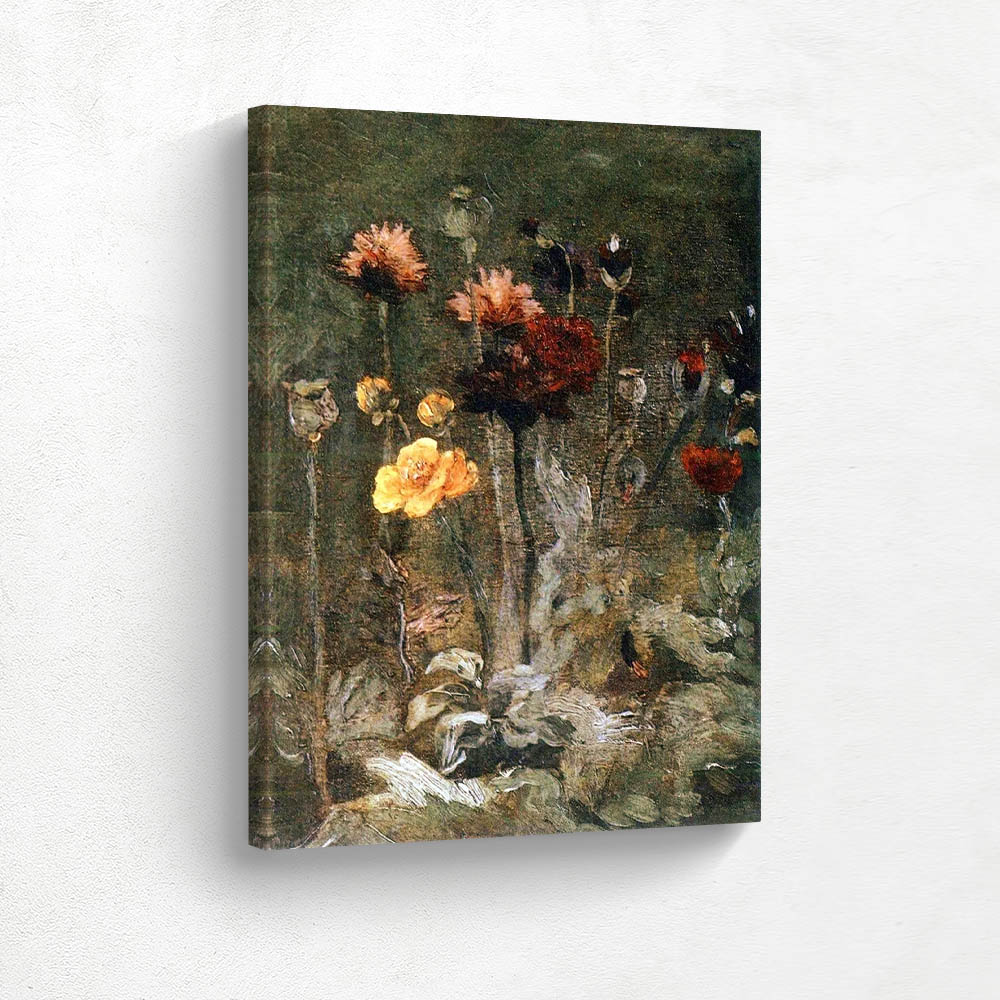 Still Life with Scabiosa and Ranunculus