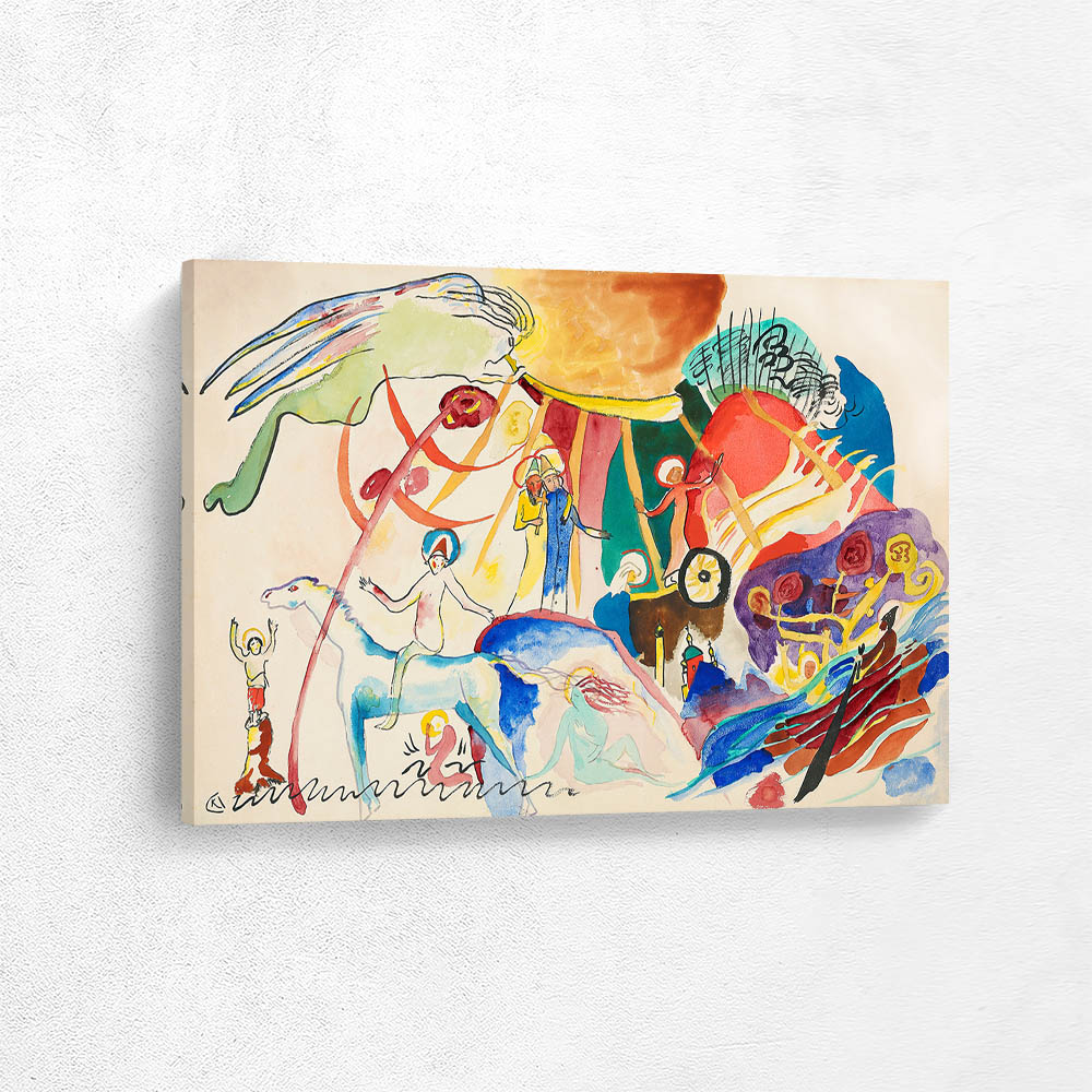 Draft for ‘All Saints’ II (Composition with Saints)’