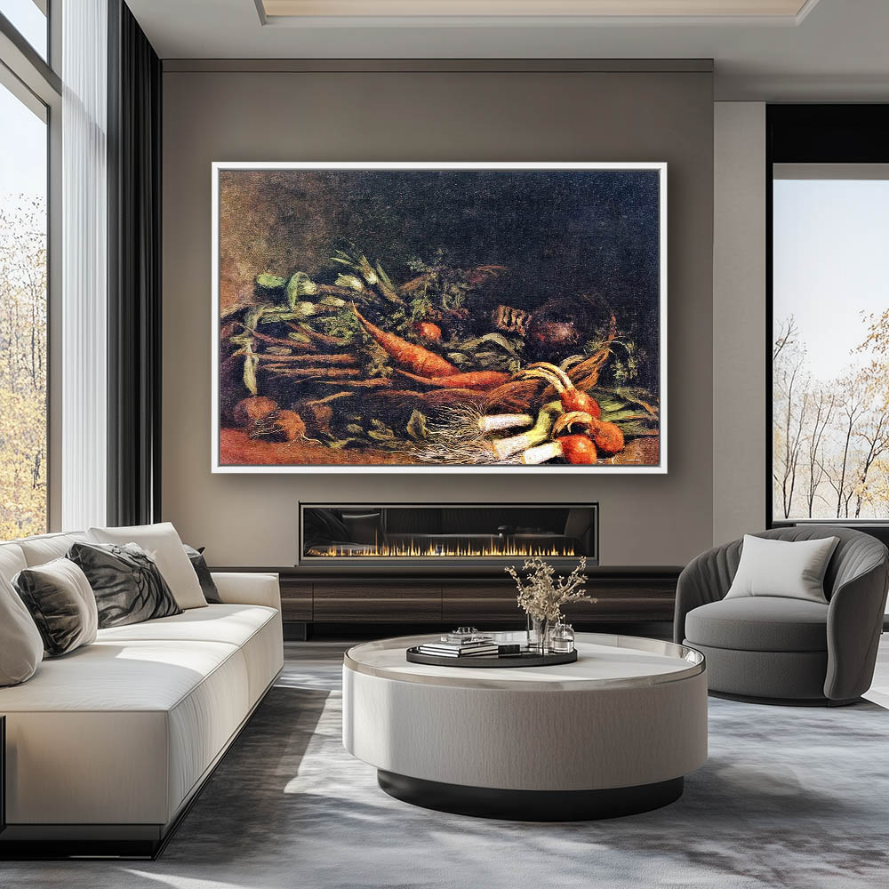 Still Life with Basket of Vegetables - Image 4