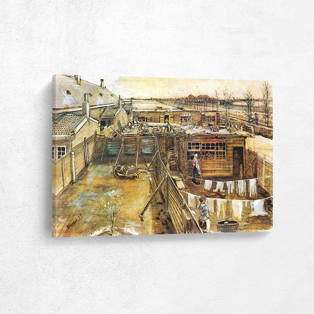 Carpenters shop seen from Vincents Room