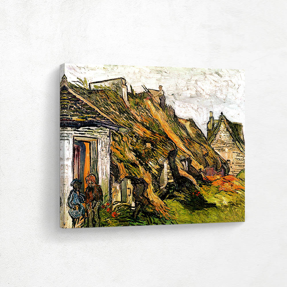 Thatched Sandstone Cottages in Chaponval