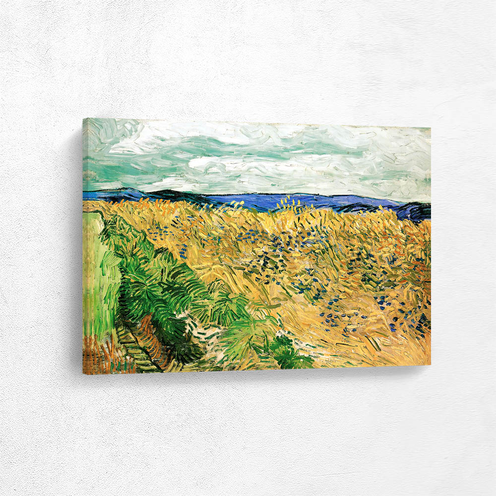 Wheat Field with Cornflowers