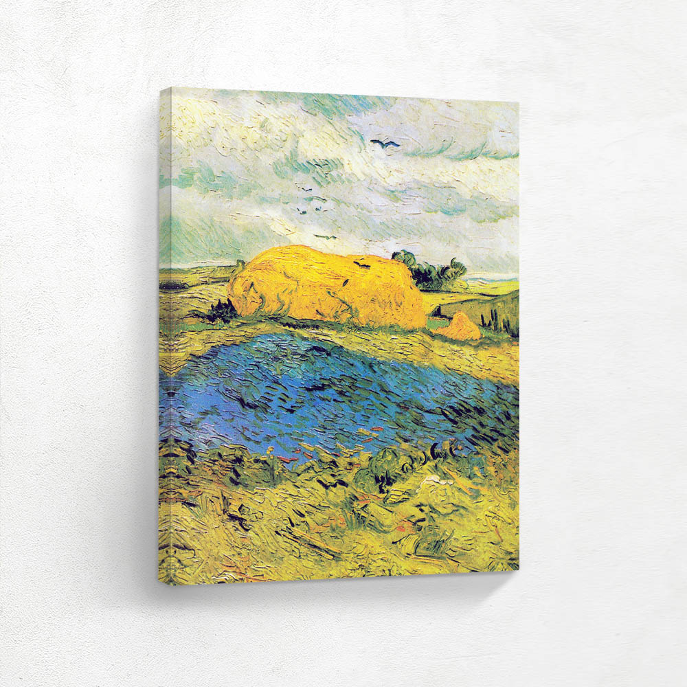 Haystack Under a Rainy Sky