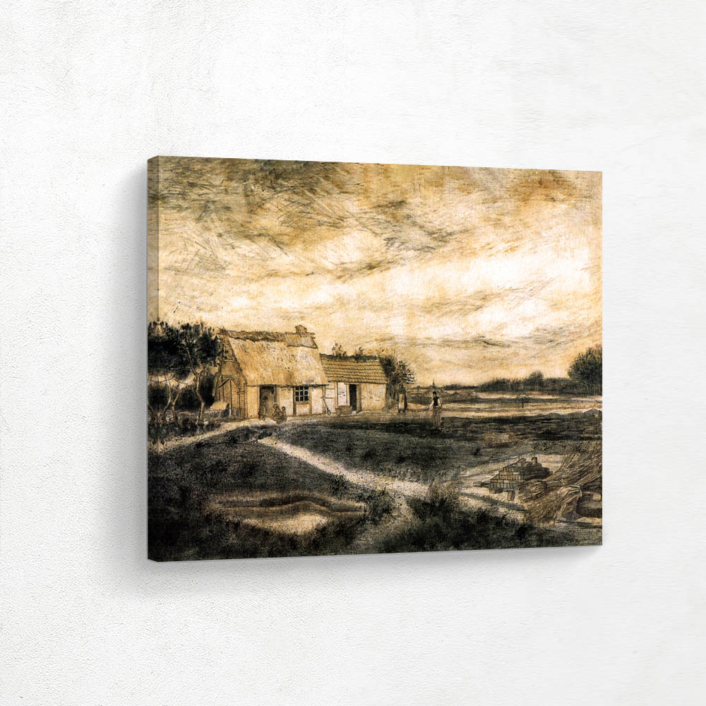 Barn with Moss Covered Roof