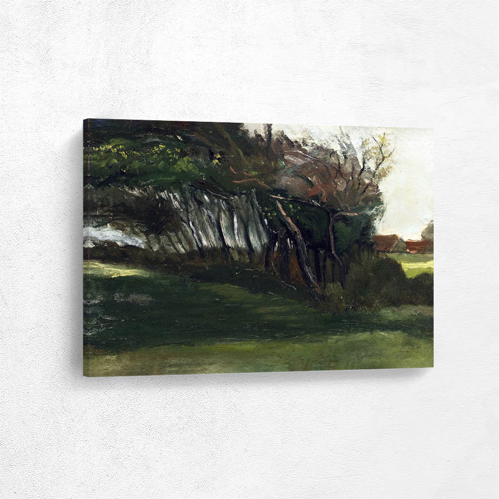 Landscape with Leaning Trees